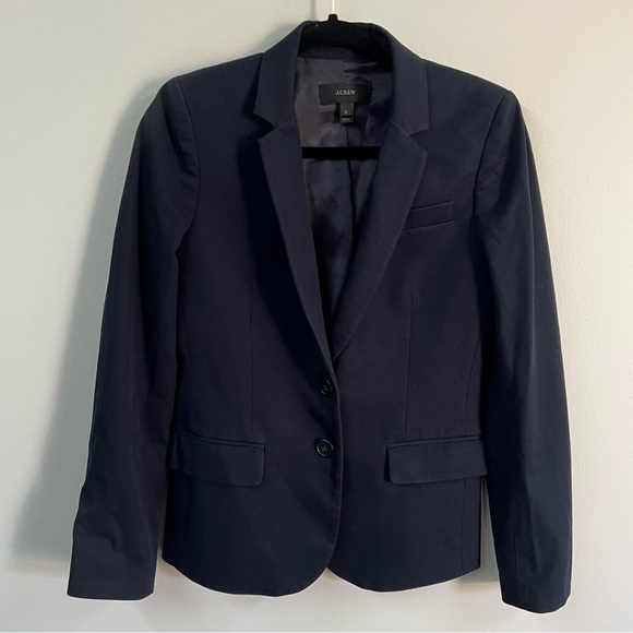 J.Crew Thompson Bi Stretch Navy Blazer Jacket - Picture 3 of 16